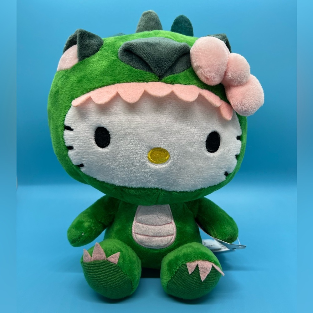Hello Kitty in Dinosaur Costume Sanrio Medium 9.5" Plush